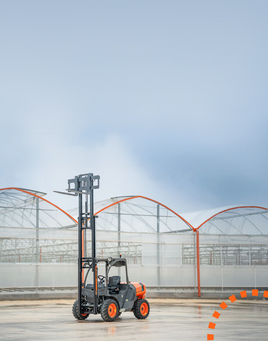 AUSA 4x4 forklift range