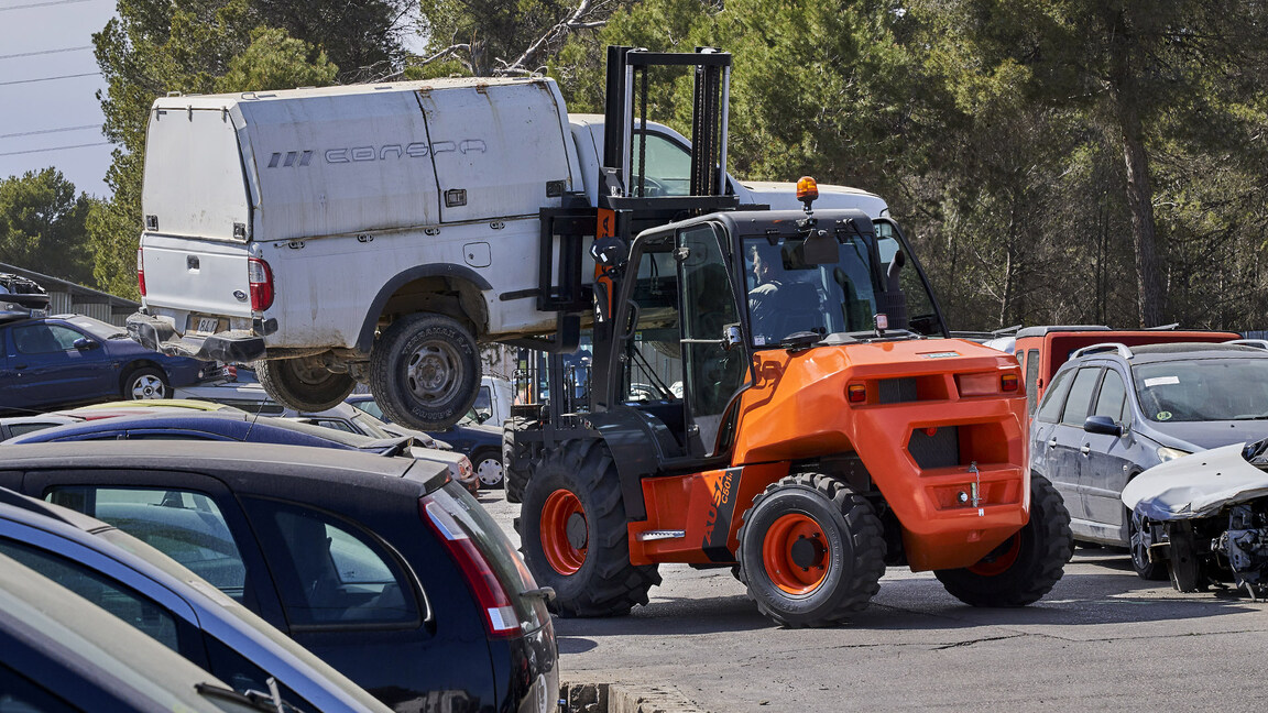 AUSA C501H rough terrain forklift