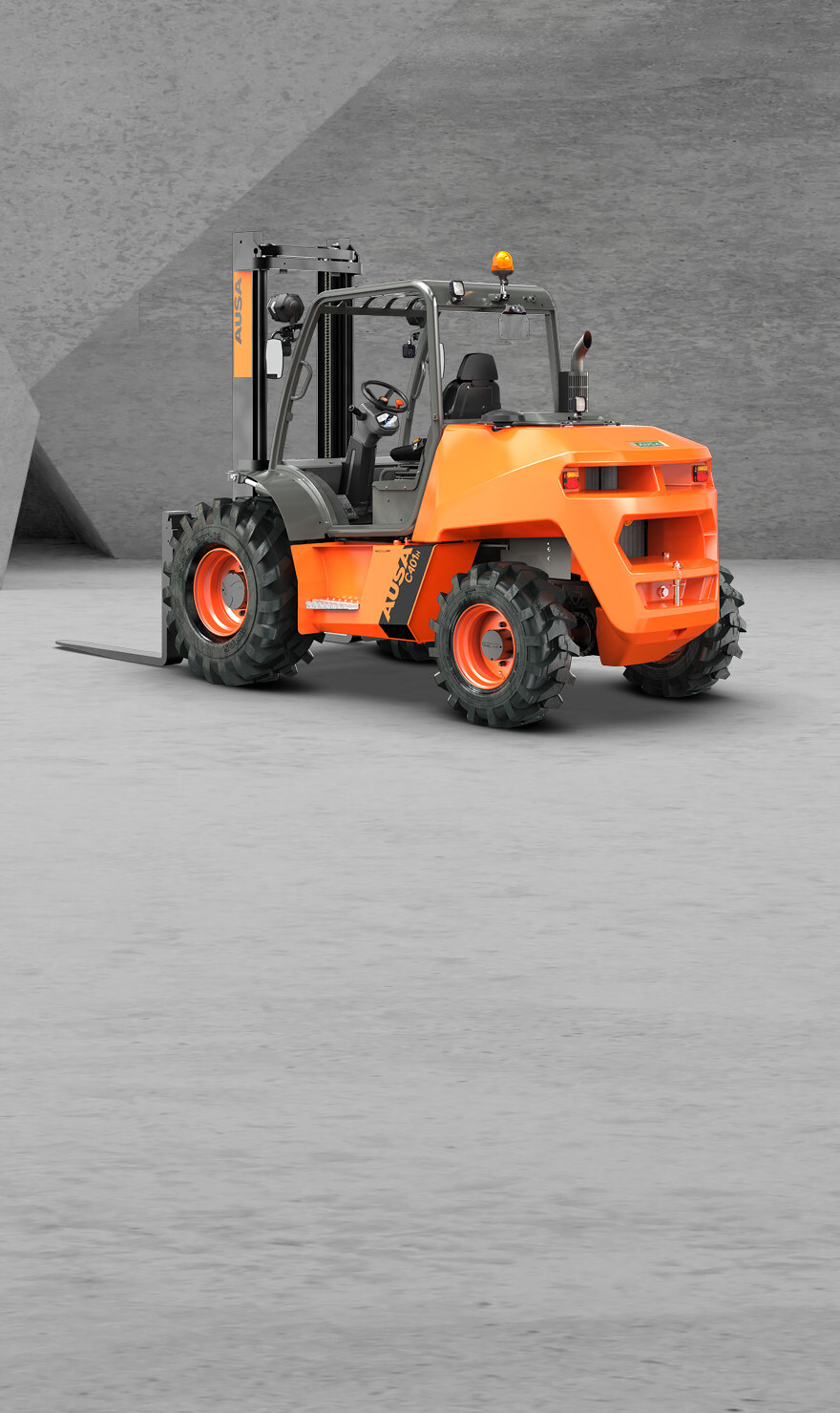 AUSA rough terrain forklift C401H